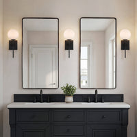 6'' Coretta Matte Black 1 Light Wall Sconce
