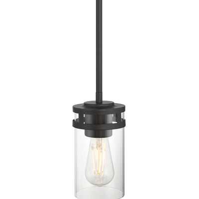 7.75'' Lunden Matte Black 1 Light Mini Pendant