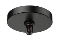 17'' Denzell Powder Coated Black 1 Light Hanging Lantern