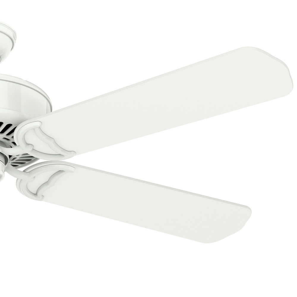 Casablanca 54 inch Panama ENERGY STAR® Snow White Ceiling Fan and Handheld Remote