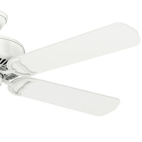 Casablanca 54 inch Panama ENERGY STAR® Snow White Ceiling Fan and Handheld Remote