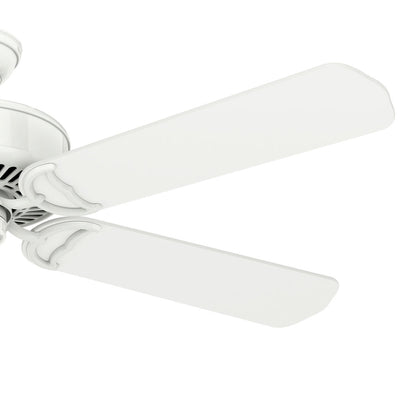 Casablanca 54 inch Panama ENERGY STAR® Snow White Ceiling Fan and Handheld Remote