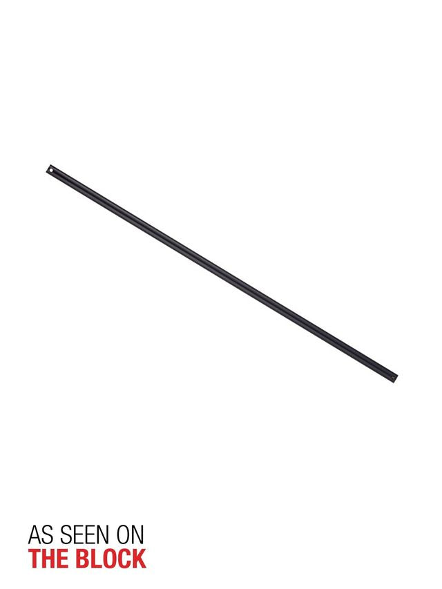 24 Inch Black Downrod for Lucci Air Ceiling Fans