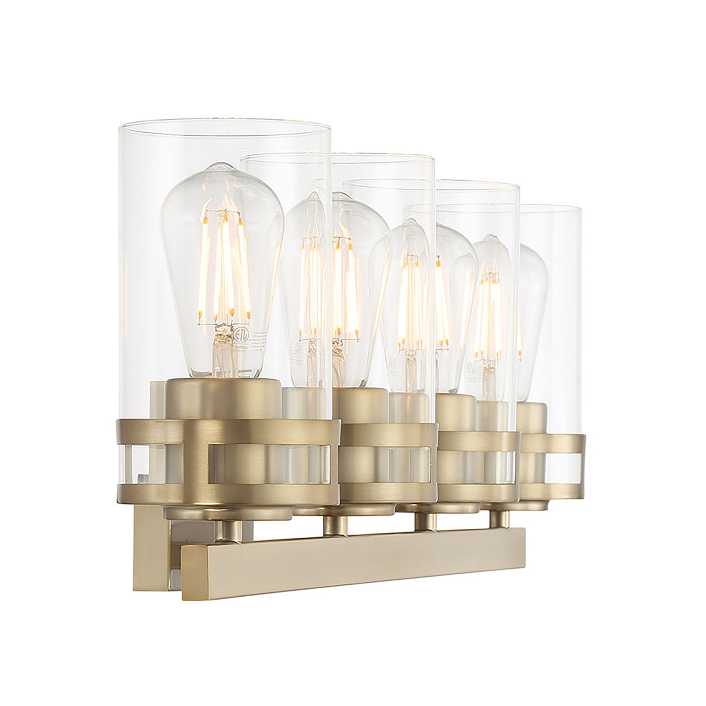 30.25'' Lunden Modern Gold 4 Light Bath Vanity
