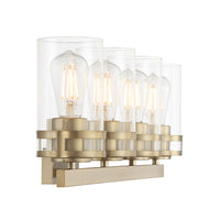 30.25'' Lunden Modern Gold 4 Light Bath Vanity