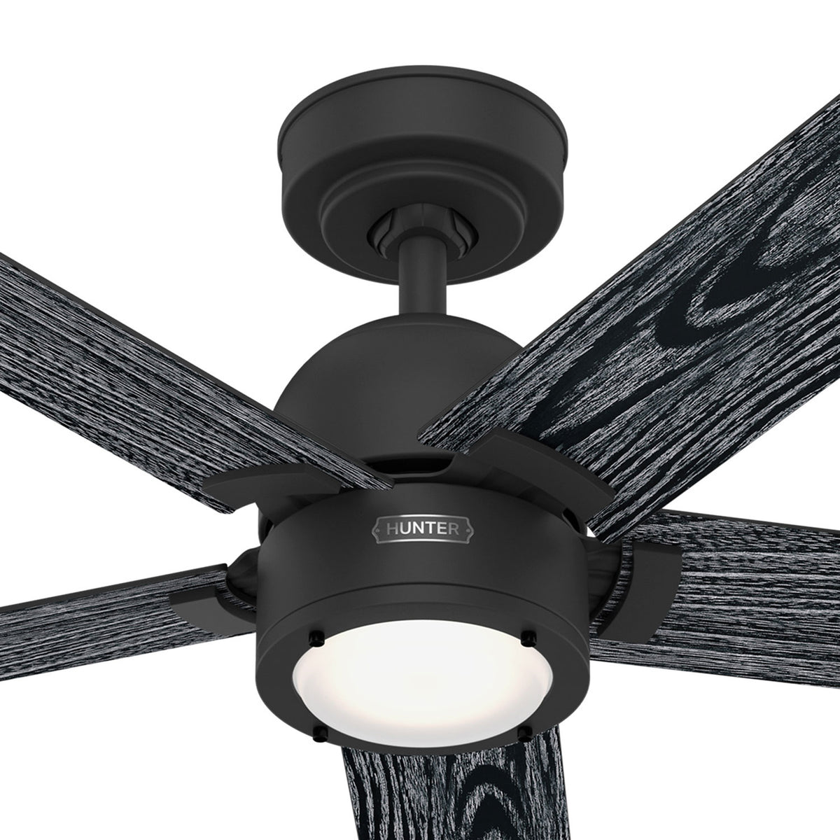 52 inch Erling ENERGY STAR® Matte Black Ceiling Fan with LED Light Kit and Handheld Remote