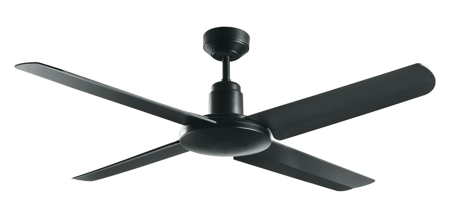 52 Inch IP55 Wet Rated Black Fan with Remote