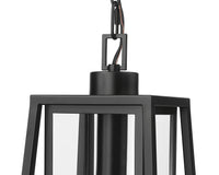 17'' Denzell Powder Coated Black 1 Light Hanging Lantern
