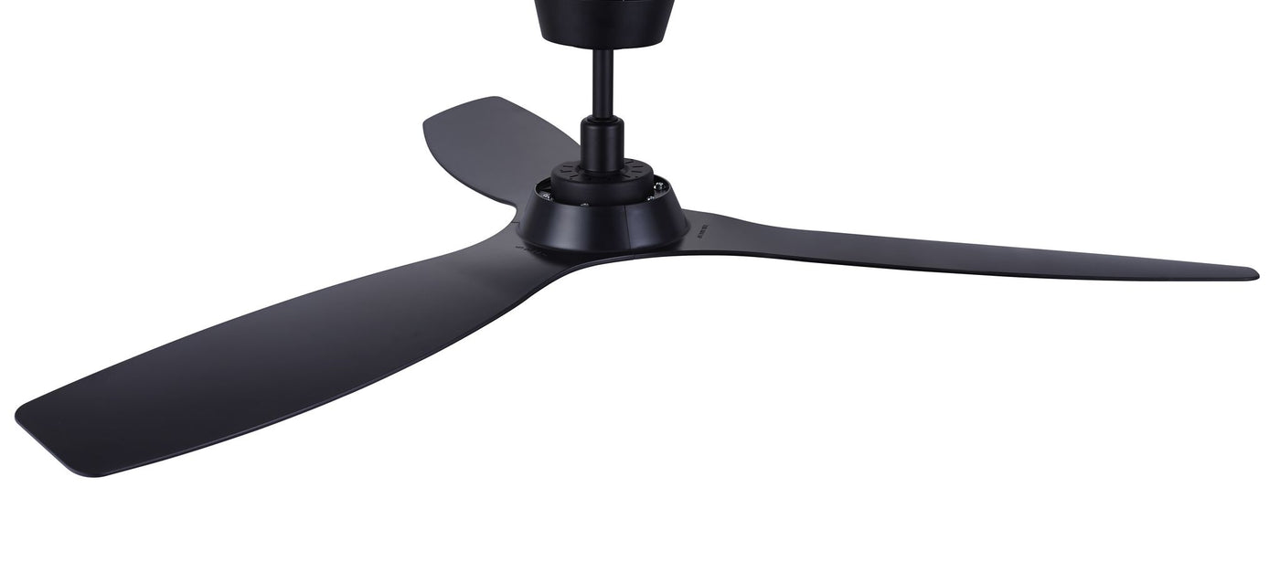 52 Inch Indoor Outdoor DC Black Fan with Remote