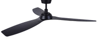 52 Inch Indoor Outdoor DC Black Fan with Remote