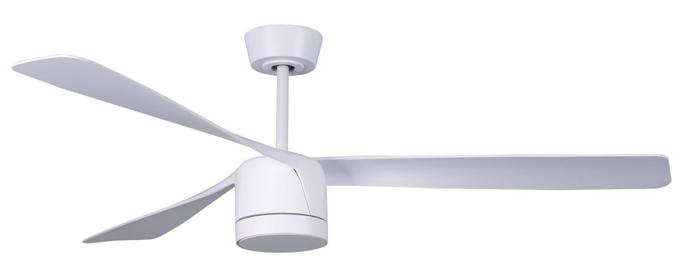 56 Inch 1 Light LED Indoor Outdoor White Fan with Remote