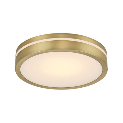 2.5'' Soltra Vintage Brass  Light Flush Mount