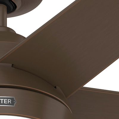 52 inch Skyflow Matte Bronze WeatherMax Indoor / Outdoor Ceiling Fan with LED Light Kit and Wall Control