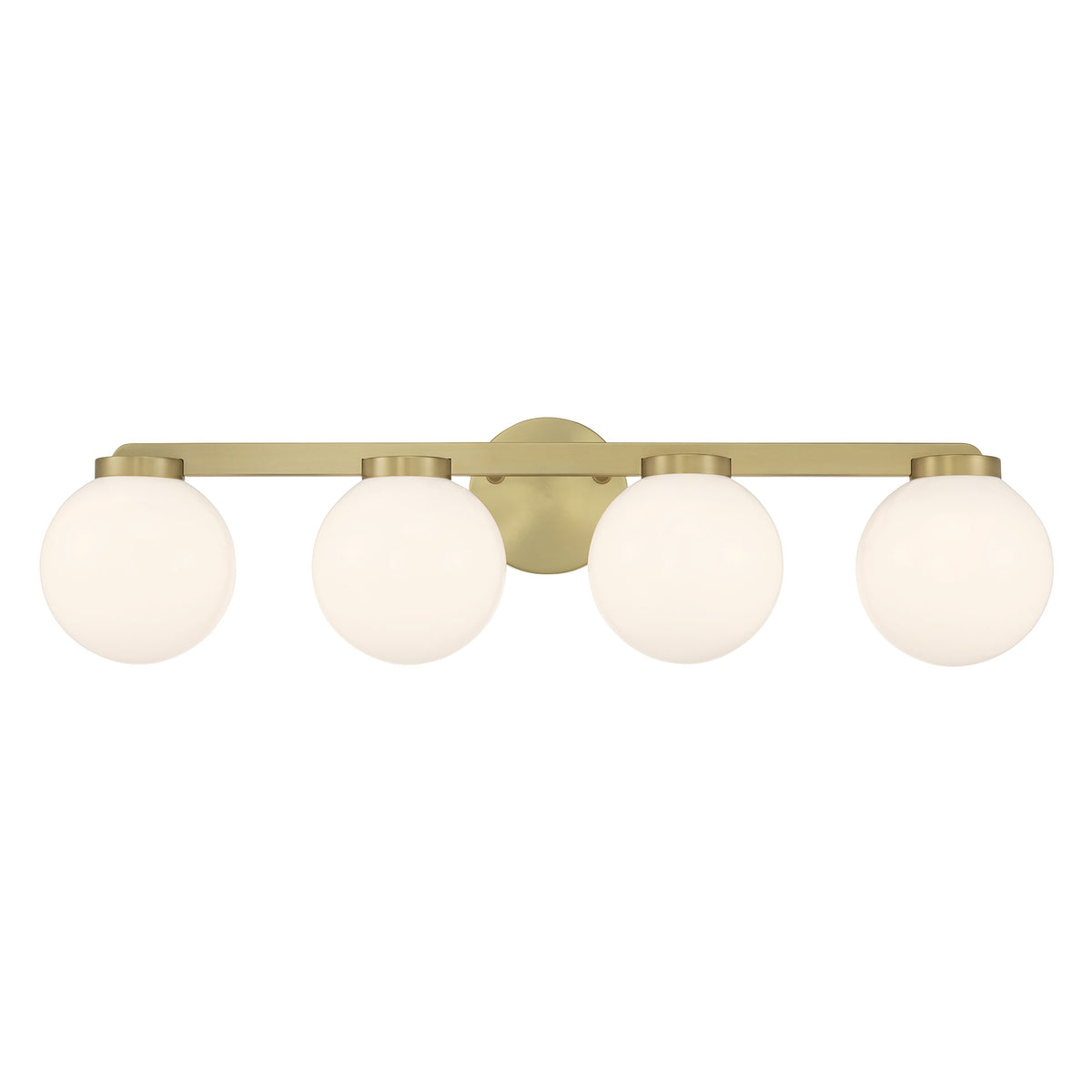 30.25'' Ardeva Vintage Brass 4 Light Bath Vanity