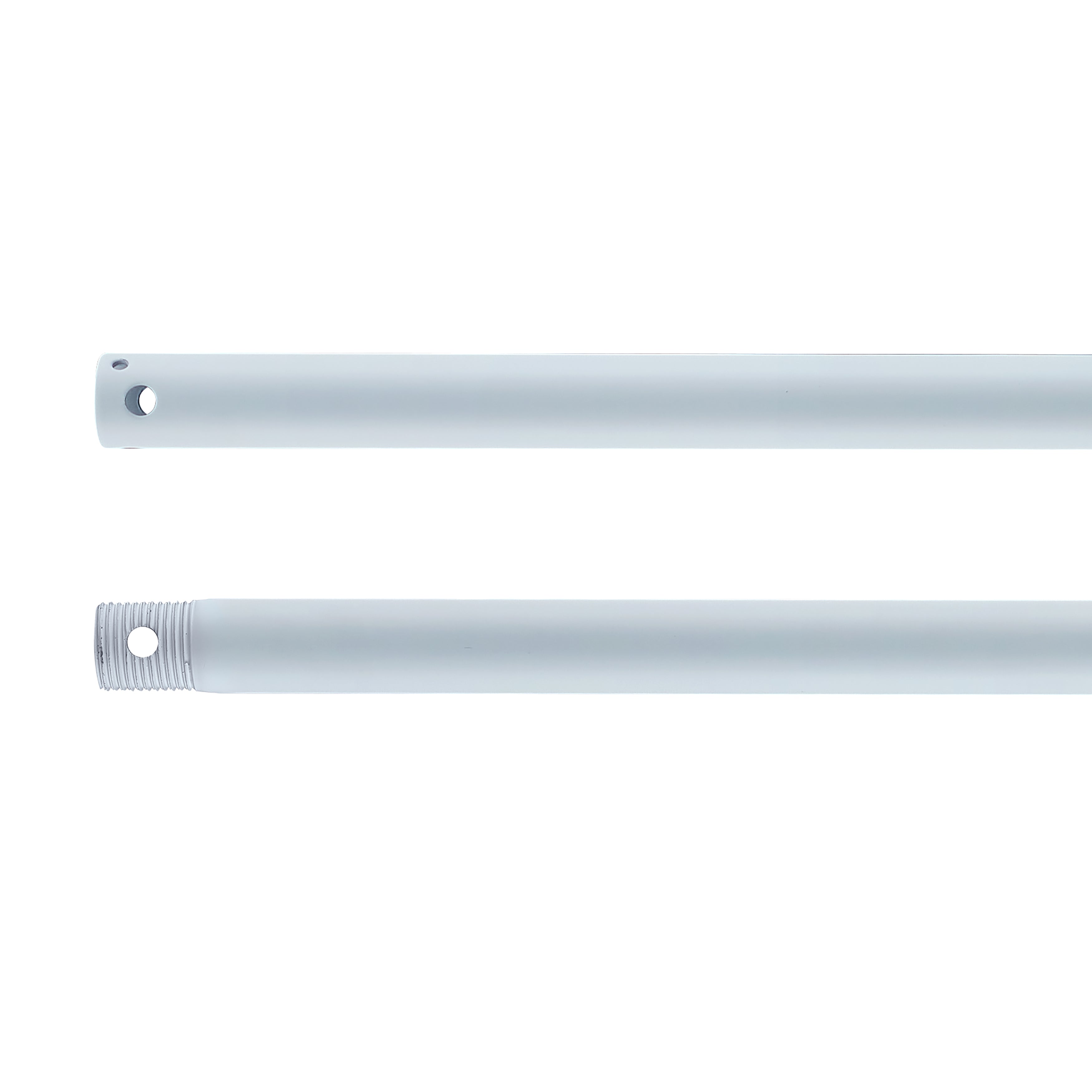 12-inch Matte White Fan Downrod