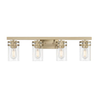 30.25'' Lunden Modern Gold 4 Light Bath Vanity