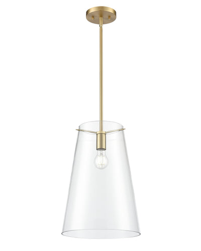 17'' Maccan Vintage Brass 1 Light Pendant