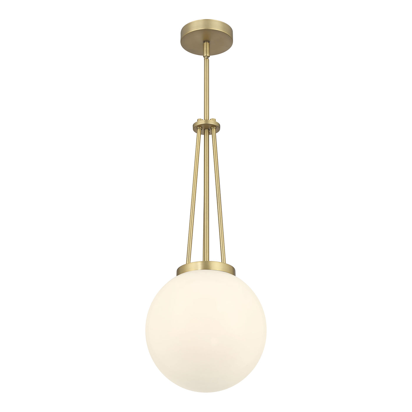 24'' Vellin Vintage Brass 1 Light Pendant