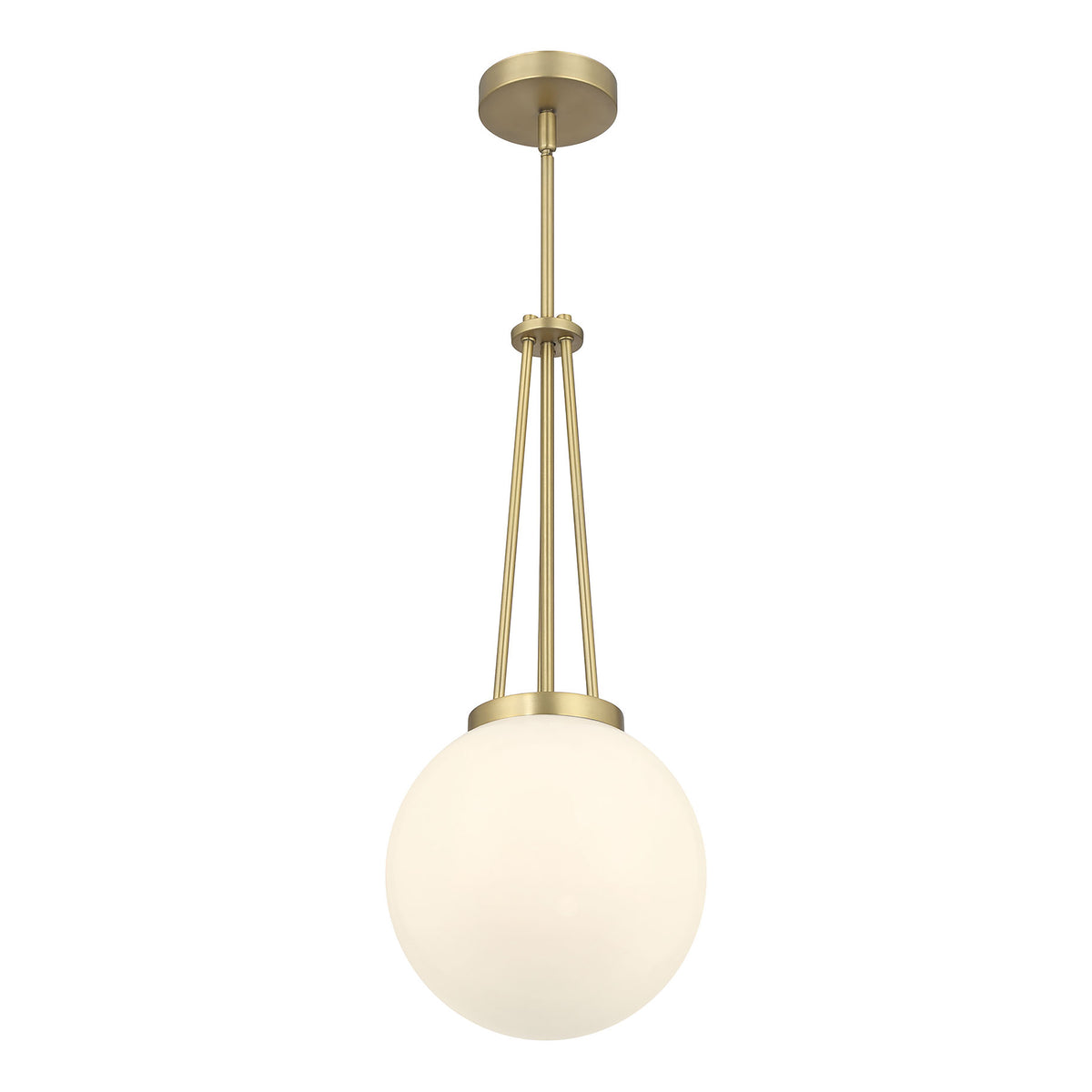 24'' Vellin Vintage Brass 1 Light Pendant