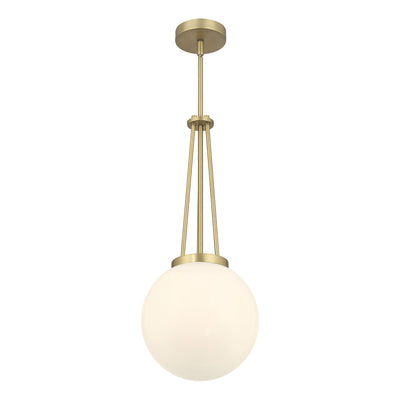 24'' Vellin Vintage Brass 1 Light Pendant