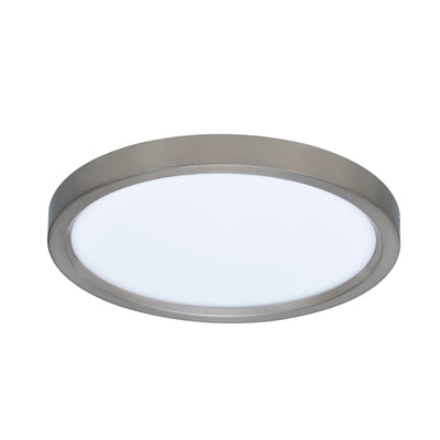 13-inch-Brushed-Nickel-Flush-Mount-Light-with-3000K-Light-and-Frosted-Lens