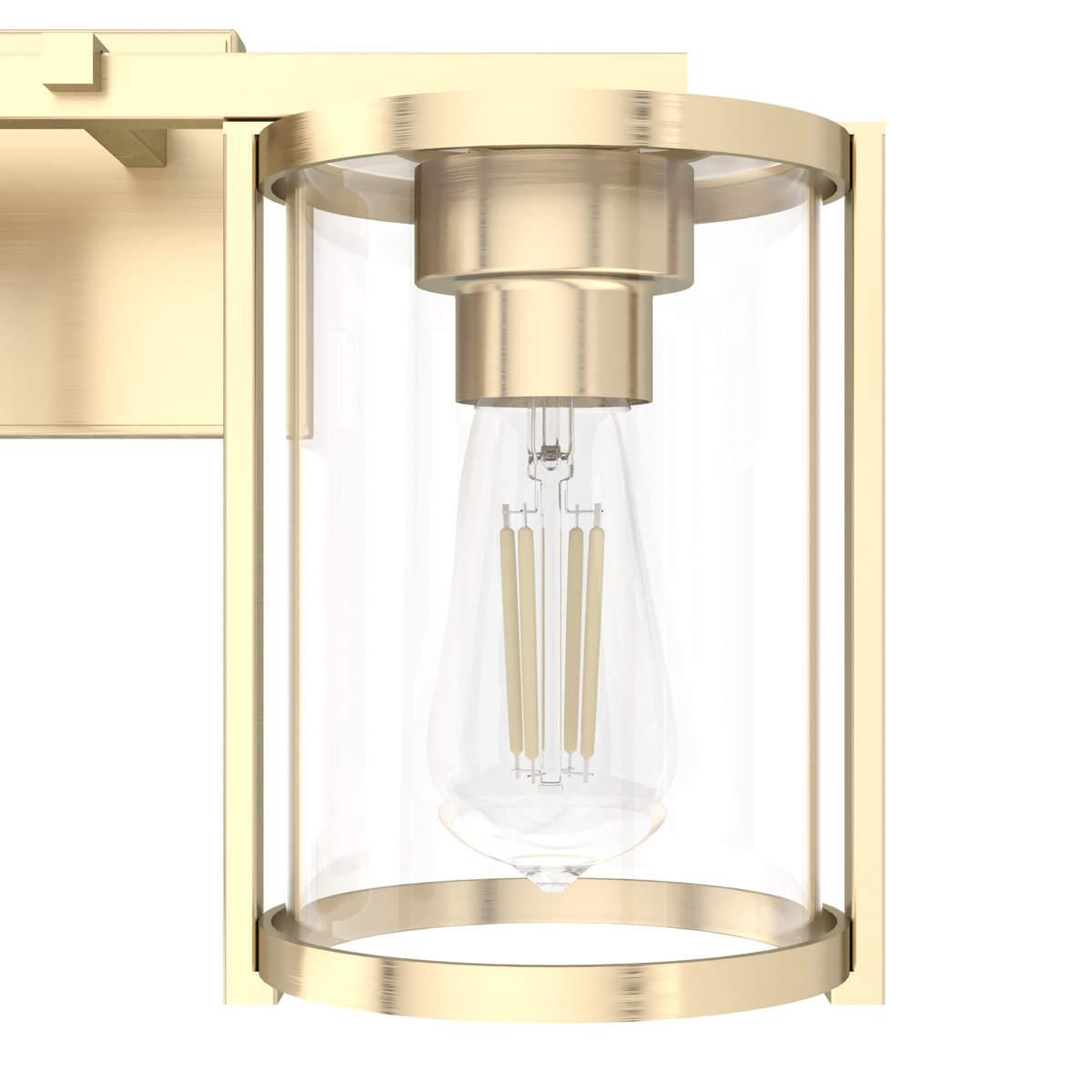 Astwood 24.25-inch 3-light Alturas Gold Vanity Light with Clear Glass