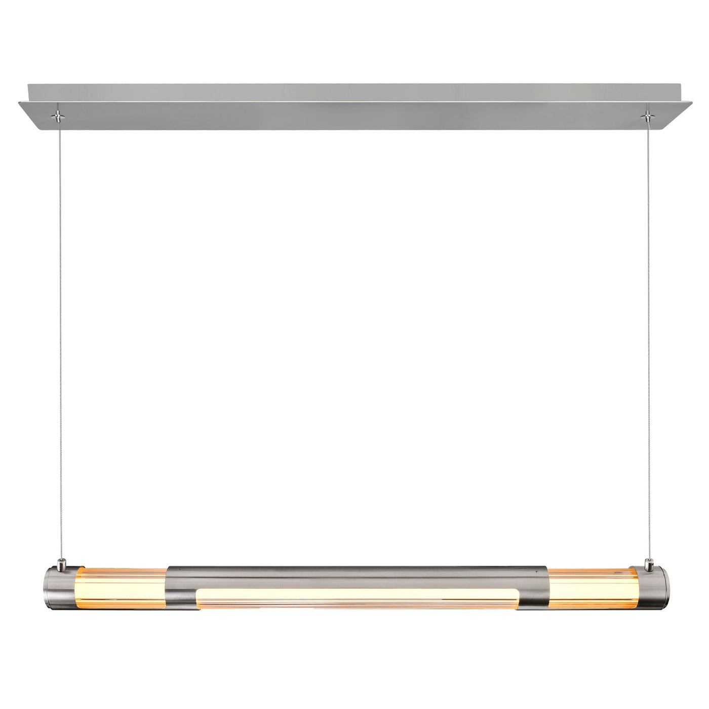 Neva 36in Nickel Chandelier Integrated LED