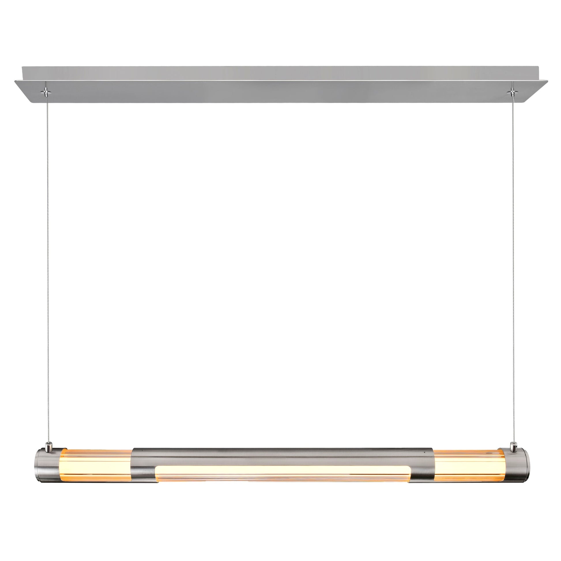 Neva 36in Nickel Chandelier Integrated LED