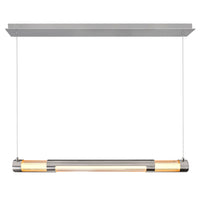 Neva 36in Nickel Chandelier Integrated LED