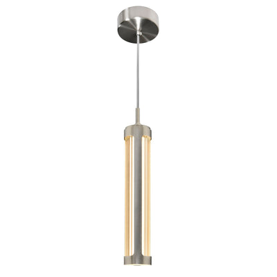 Neva 3in Nickel Pendant Integrated LED
