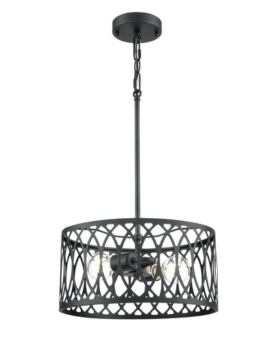 6.5'' Arelyn Matte Black 2 Light Pendant