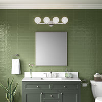 30.25'' Ardeva Chrome 4 Light Bath Vanity
