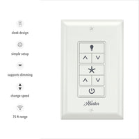 Hunter Universal Fan-Light Wall Control (Receiver Not Included)