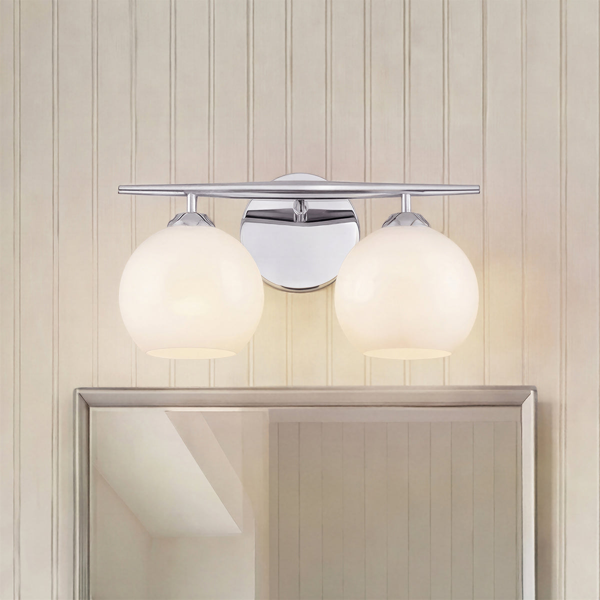 15.25'' Kimorra Chrome 2 Light Bath Vanity