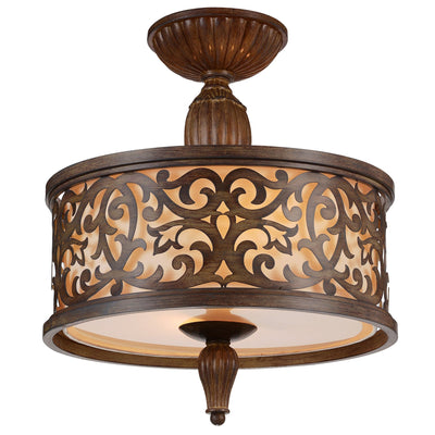 Nicole Brushed Flush Mount Drum Light