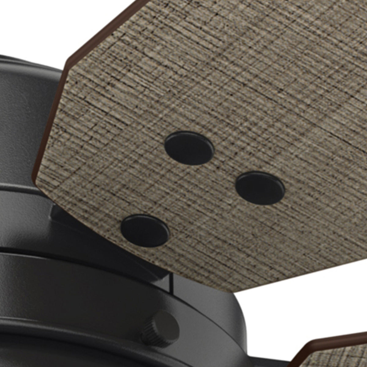 52 inch Mill Valley Matte Black Damp Rated Ceiling Fan with LED Light Kit and Pull Chain