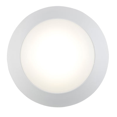 9-inch White Wall Light with 5-CCT Selectable White and 17W Output