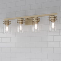 30.25'' Lunden Modern Gold 4 Light Bath Vanity