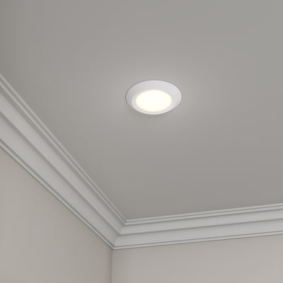 4-inch White Wall Light with 5-CCT Selectable White