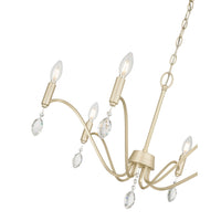18'' Aureline Aged Silver 6 Light Chandelier