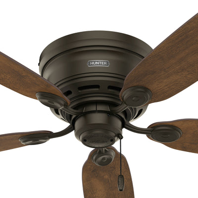 42 inch Low Profile New Bronze Low Profile Ceiling Fan and Pull Chain