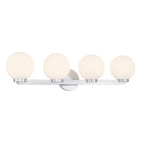 30.25'' Ardeva Chrome 4 Light Bath Vanity