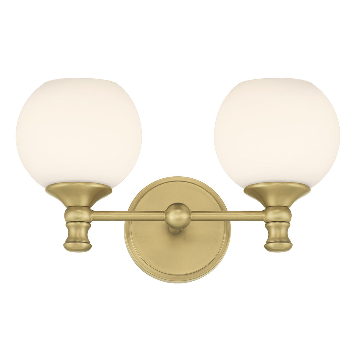 14.75'' Orlisse Vintage Brass 2 Light Bath Vanity