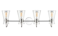 30.75'' Camellia Polished Nickel 4 Light Bath Vanity