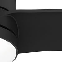 60 inch Bolsa Matte Black Ceiling Fan with LED Light Kit and Handheld Remote