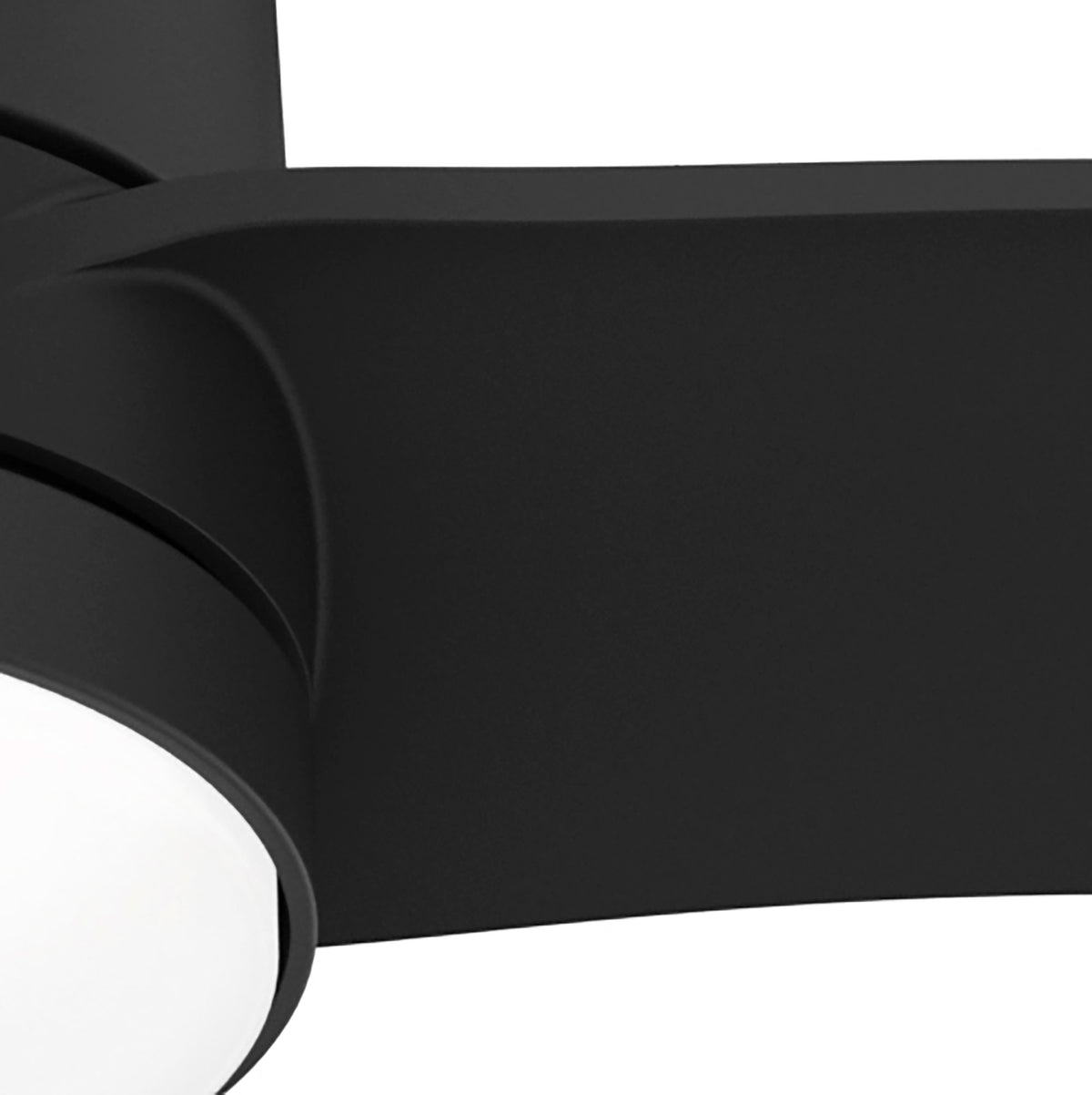 60 inch Bolsa Matte Black Ceiling Fan with LED Light Kit and Handheld Remote