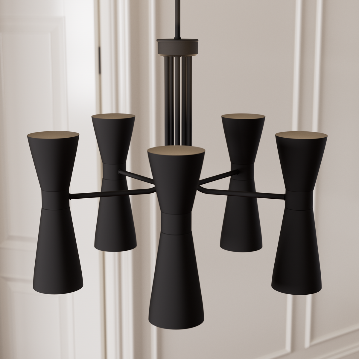 Jupiter Star 30-inch 18-light Alturas Gold Pendant