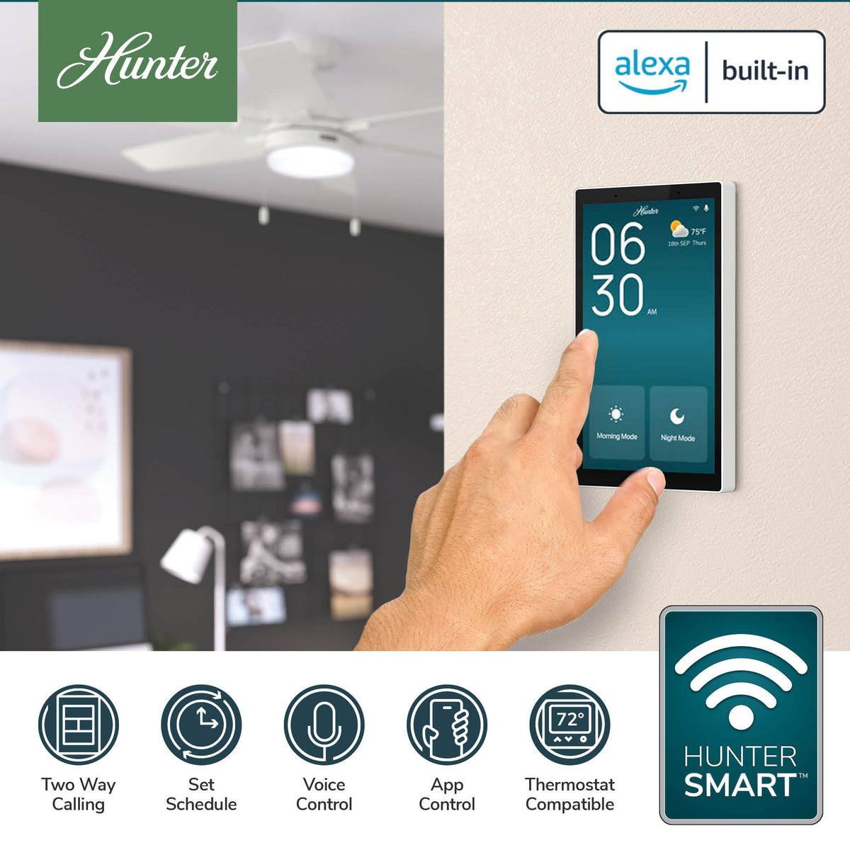 Hunter SMART Smart Wall Panel