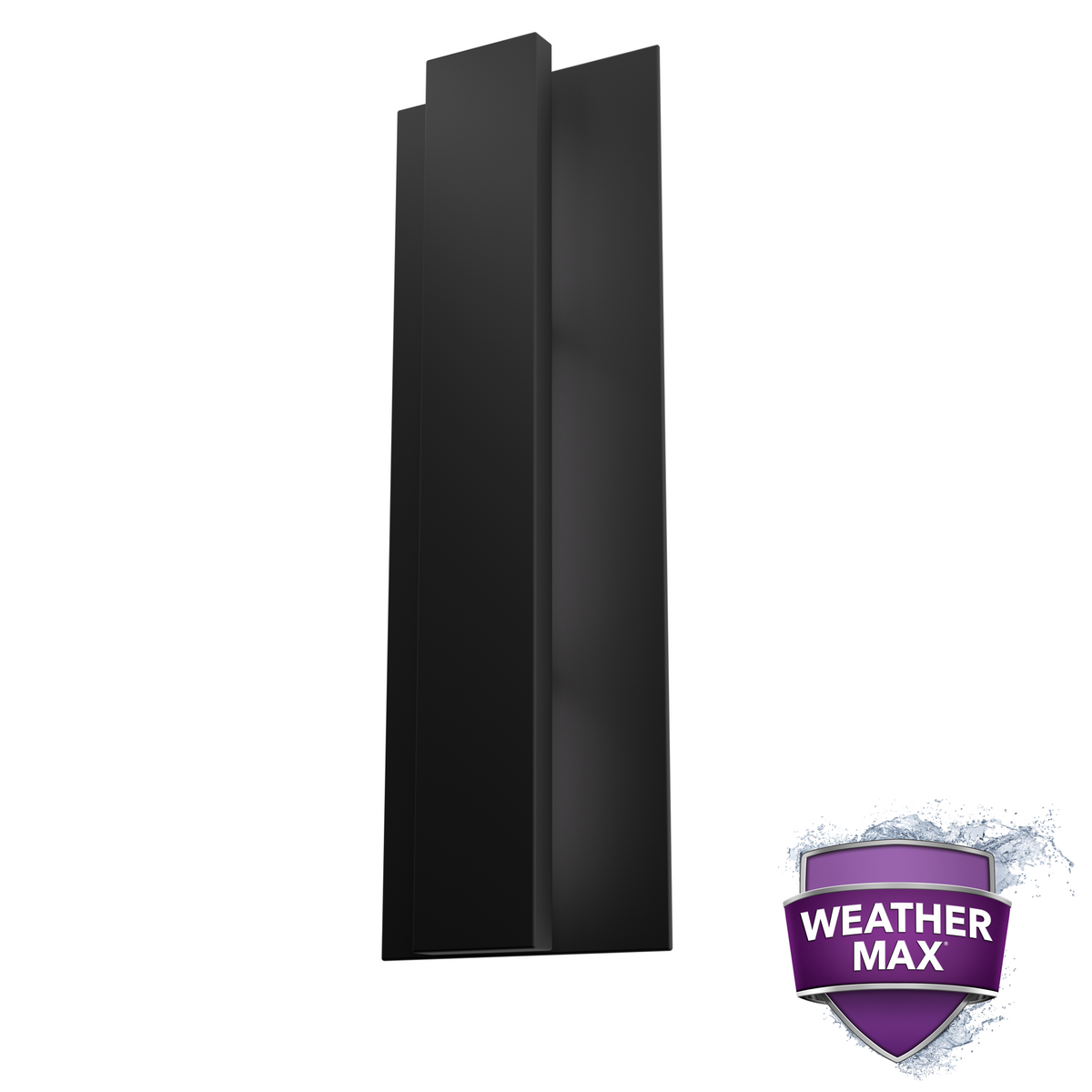 Canoga 20-inch Matte Black 3000K LED Outdoor Wall Light with Matte Black Metal Shade