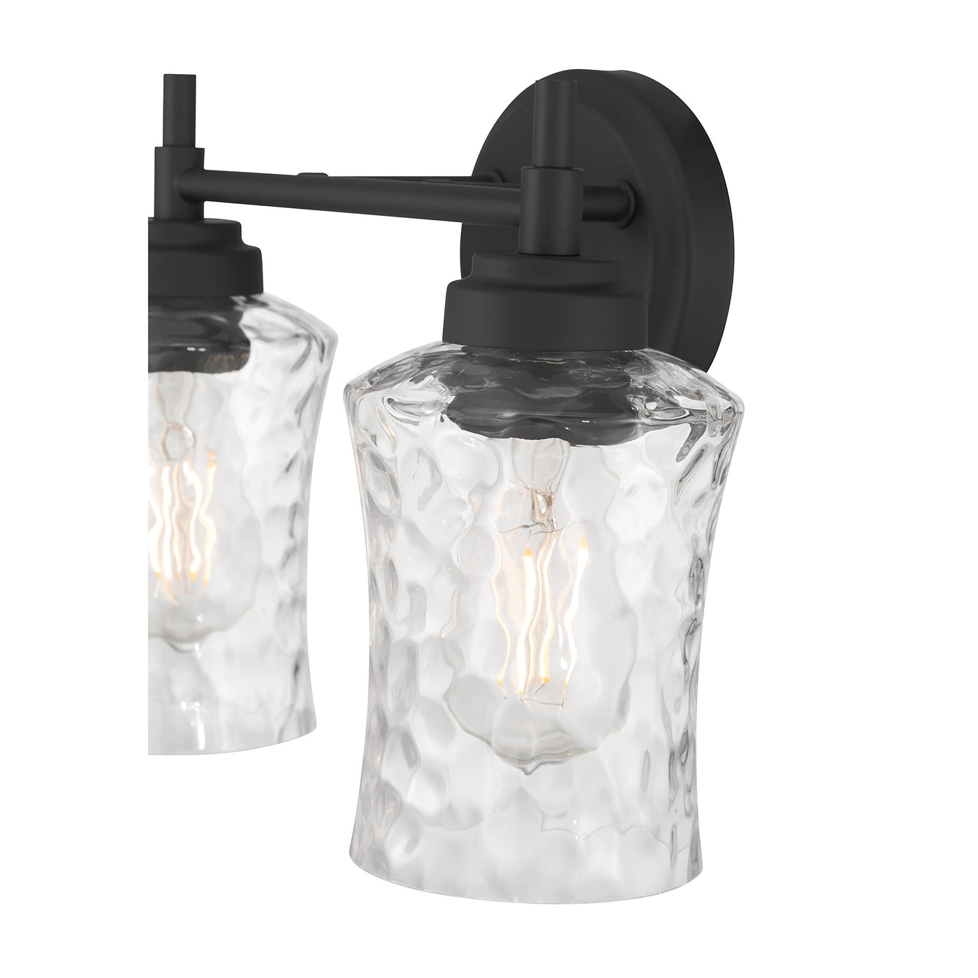 12.75'' Clarvyn Matte Black 2 Light Bath Vanity